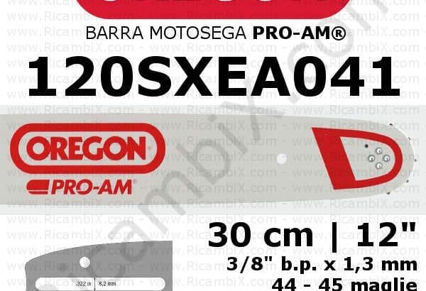 Barra motosega OREGON® Pro-Am® 120SXEA041 | 30 cm | 12 pollici