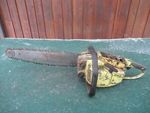 Vintage PIONEER P25 Chainsaw Chain Saw with 18" Bar | eBay